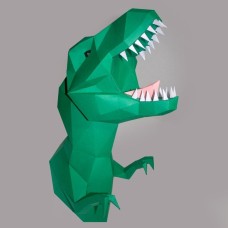 Dinossauro T-Rex em papel 3d