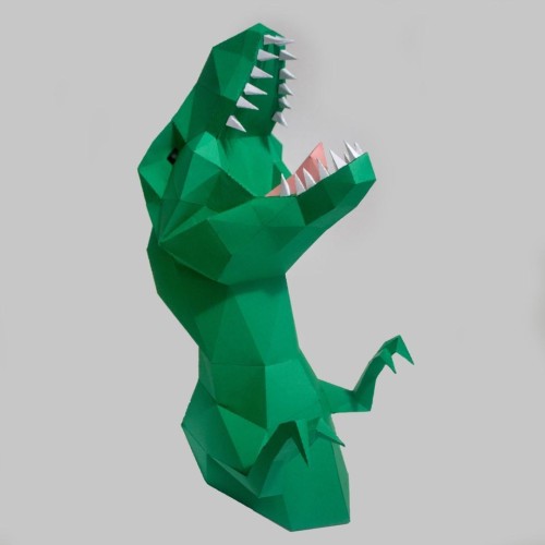 Dinossauro T-Rex em papel 3d