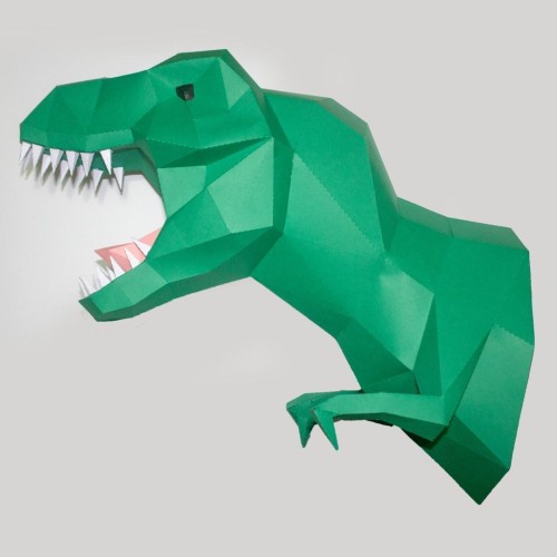 Dinossauro T-Rex em papel 3d