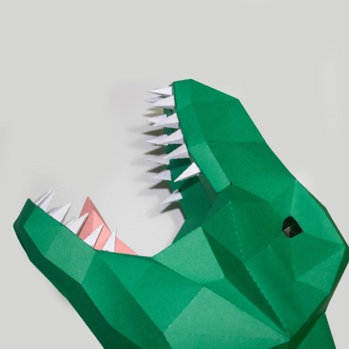 Dinossauro T-Rex em papel 3d