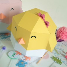 Pintinho 3d Lowpoly