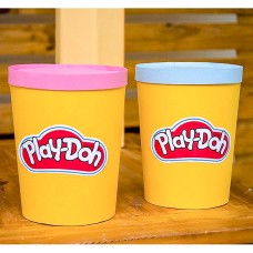 Pote de massinha Play Doh cenográfico