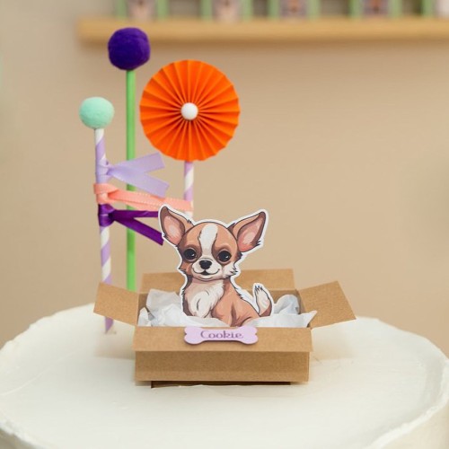 Topo de Bolo Cachorrinho