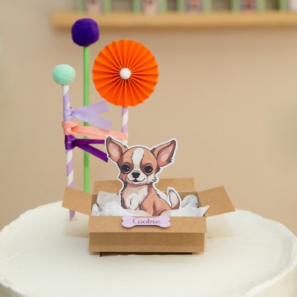 Topo de Bolo Cachorrinho