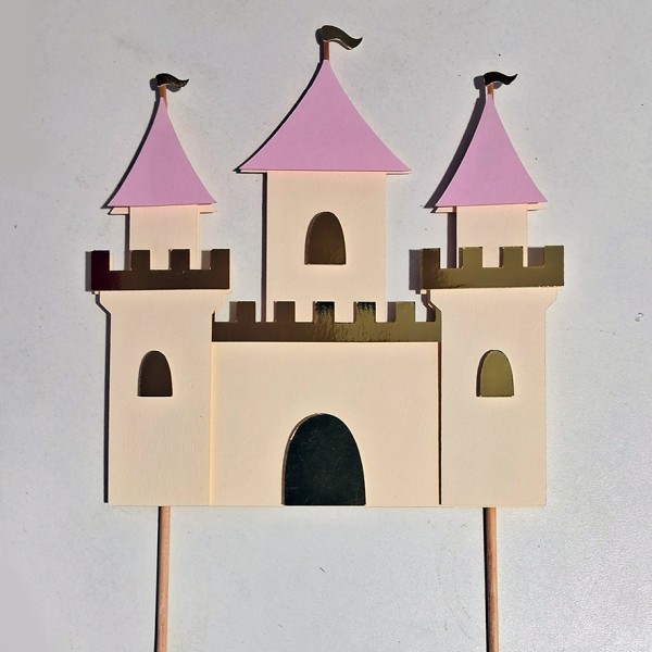 Topo de bolo Castelo 
