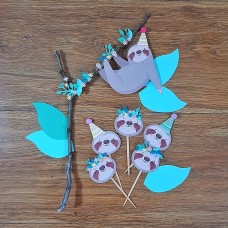 Topo de bolo Preguiça