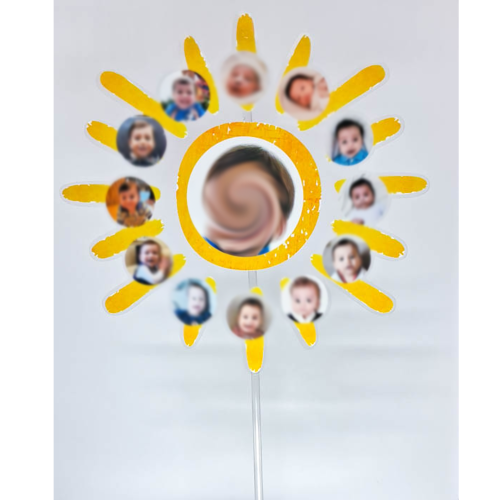 Topo de bolo sol foto